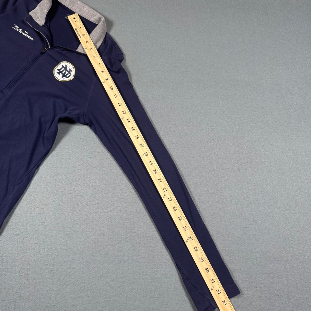 Under Armour Notre Dame Fighting Irish Navy Blue Quarter Zip Pullover Womens MD - Picture 7 of 11